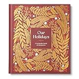 Compendium – Our Holidays: A Keepsake Activity Book to Capture Traditions and Memories – Holiday Journal – Christmas Journal – 20 Years' of Prompts to Record Your Family's Holiday Celebrations