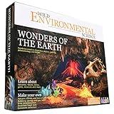 WILD ENVIRONMENTAL SCIENCE Wonders of The Earth - Science Kit for Ages 8+ - Excavate Fossils, Test Minerals, Create an Erupting Volcano and More!