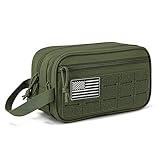 QT&QY Tactical Toiletry Bag for Men Hygiene Bag EDC Military Tool Molle Pouches Small Dopp Kit Mens Shaving Kit Travel Shower Bags