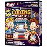 Playz My First Coding & Computer Science Kit - Learn About Binary Codes, Encryption, Algorithms & Pixelation Through Fun Puzzling Activities Without Using a Computer for Boys, Girls, Teenagers, Kids