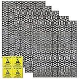 Open Top Antistatic Bags ESD Shielding Bag with Anti-Static Labels for Hard Drive SSD HDD Motherboard Video Card RAM Electronic Devices (Pack of 12) (12” x 16”)