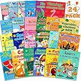 24Pack Small Coloring Books for Kids Ages 4-8, 8-12, Bulk Coloring Books for Kids Ages 2-4, Kids Birthday Party Gifts Classroom Activity, Mini Coloring Books Includes Summer, Christmas, Toy, Car