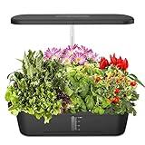 Hydroponic Growing System with 12 Pods & LED Screen – Indoor Smart Garden with Adjustable Height, 4L Water Tank, Efficient LED Grow Light for Herbs, Vegetables, Flowers, Home & Kitchen Gardening.