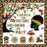 gisgfim Black History Month Classroom Bulletin Board Decorations Black Inspirational Wall Door Classroom Decoration for Preschool Kindergarten School Diversity African American Bulletin Board Decor