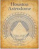 Houston Astrodome - Eighth Wonder of the World 11x14 Unframed Print – Nostalgic Sports-Themed Wall Art for Houston Sports Fans, Baseball & Stadium History Enthusiasts, Game Rooms, Offices, Home Bars