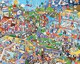 Tooniverse Puzzles: Jukebox Jailbreak 1000 Piece Jigsaw Puzzle for Adults Featuring 385 Illustrated Popular Song Titles