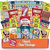 Snack Box(40 Count) christmas Variety Pack Gift care package Candy Gift Basket - College Student Care Package, Prime Food Arrangement Chips, Cookies, Bar's - Easter, Birthday Treat for Women, Men, Adults, Teens, Kids