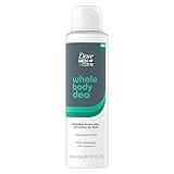 Dove Men+Care Whole Body Deo Aluminum-Free Deodorant Spray Aloe + Bamboo Suitable from Pits, Privates, to Feet 4 oz