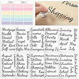 SKYDUE 104 Pieces Budget Stickers Set for Planners - 80Pcs Cash Envelope Labels & 24Pcs Blank Budget Planner Stickers, Budget Binder Stickers for Easy Money Management.