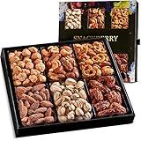 Holiday Mixed Nuts Gift Basket, in Elegant Drawer Gift Box, Gift Set for Easter Day, Birthday Party, Sympathy, Healthy Gift Snack Box for Men and Women. Kosher - Snackberry