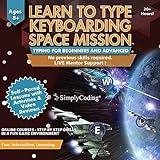 Typing for Kids Ages 9-12 Keyboarding Space Mission: Learn to Type Software Program - Beginners to Advanced Computer Typing Games and Lessons (PC, Mac, Chromebook Compatible)