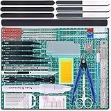 55Pcs Gundam Tools Kit Gunpla Tools Gundam Model Kit Tool Bandai Tool Kit Gundam Modeler Basic Tools Set for Gundam Model Building Modeling Making