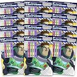 Disney Buzz Lightyear Party Favor Pack ~ Bundle Includes 12 Play Packs Filled with Stickers, Coloring Books, Crayons | Toy Story Party Supplies