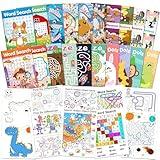 Elfew 20 Pack Small Activity Books for Kids Age 4-8,8-12.Kid Party Favor Game and Coloring, Include Word Search, Mazes,Find the Difference,Dot to Dot and More, Goodie Bag Stuffers for Kids