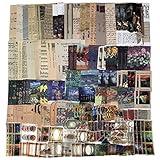 Esweny 200PCS Vintage Scrapbooking Supplies Kit for Journaling,Bullet Journals Junk Journal Planners Aesthetic Cottagecore Room Decor Wall Art Collage Album(Artistic)