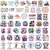 50PC Funny Stickers Decal Vinyl Sticker Bulk Fun Cool Meme Sarcastic Snarky Vintage Hip Decor Pop Culture Pack for Phone Case Bumper Water Bottle Laptop Computer Office School Adult Men Women Teens