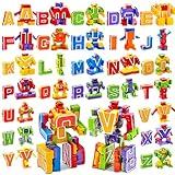JOYIN Alphabet Robots Toys for Kids, ABC Learning Toys, Alphabots, Letters, Toddlers Education Toy, Carnival Prizes, Christmas, Treasure Box and Prize for Classroom