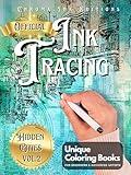 Ink Tracing Coloring Book: Follow the White Lines to Reveal a Unique City - A New Concept for the Reverse Coloring Book, Pen and Ink Art, Fantasy (Kindle Scribe Only) Edition