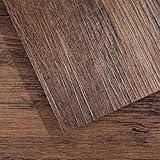 VallisCo Peel and Stick Vinyl Flooring 36 Pack 54 Sq.Ft, Waterproof Vinyl Flooring Peel and Stick for Office, Living Room, Bathroom, Kitchen - Unique Design, Easy to Install Floor, Brown