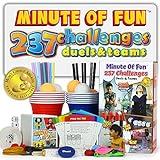 Funwares Minute of Fun Game - Minute to Win It Games for Kids, Adults, Teens, Families, Game Night, Gift for Home, Birthdays, or Travel. 2-12 Players! Original Edition, 237 Challenges