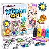 Made By Me Create Your Own Window Art, Paint Your Own Suncatchers, DIY Arts & Crafts Idea, Craft Kits for Kids, Crafts for Kids & Toddlers, Toddler Arts and Crafts