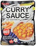 S&B Curry Sauce with Vegetables Hot, 7.4 Ounce (Pack of 10)
