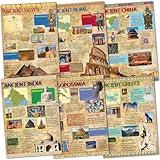 Ancient Civilizations Poster Ancient History Posters Classroom Learning Materials Social Studies for Classroom Education Posters Decoration for Middle School and High School Classroom Decorations