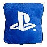 Paladone PlayStation 2-in-1 Cushion Blanket - Officially Licensed Travel Blanket, Foldable Soft Fluffy Throw, Compact Design for Gaming Room or Bedroom Decor