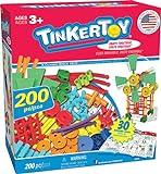 TINKERTOY 30 Model 200 Piece Super Building Set - Preschool Learning Educational Toy for Girls and Boys 3+ (Amazon Exclusive)