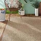 Tommy Bahama Marlin Transitional Indoor/Outdoor Area Rug, Brown, 5'3"x7'3"