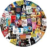 MUYINGZHUO 50PCs Classic Musical Stickers for Laptop, Hydro Flask, Water Bottle, Bumper Car Planner, Stickers for Girls, Vinyl Decals for Gifts & Party Favors (Musicals)