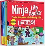 Ninja Life Hacks Social Awareness and Relationship Skills Box Set (Books 49-56: Sharing Ninja, Love Ninja, Quiet Ninja, Humble Ninja, Supportive ... Ninja, Listening Ninja, Compassionate Ninja)