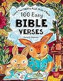 Teach Your Child to Read, Write and Spell: 100 Easy Bible Verses - Psalms (Christian Family Homeschooling)