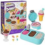 Kinetic Sand Scents, Ice Cream Treats Playset, 3 Colors Scented Play Sand & 6 Tools, Sensory Toys, Christmas Gifts for Kids Ages 3+