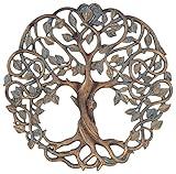 Old River Outdoors Tree of Life Wall Plaque 11 5/8 Inches Decorative Celtic Garden Art Sculpture for Living Room