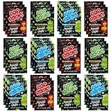 The Hampton Candy Company Pop Rocks Candy 36 Pack, 12 Flavors of Each - Watermelon, Strawberry, Tropical Punch