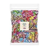 Bulk Candy Variety Pack, 3 lb Individually Wrapped Hard & Chewy Assorted Sweets, Non-Chocolate Mix – Resealable Bag – Piñata, Party Favor, Office Candy Bowl Refill