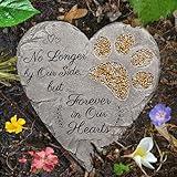 OBSI Dog Memorial Gifts for Loss of Dog Sympathy Gift - Rainbow Bridge Dog Memorial Stone for Remembrance Dog Passing Away Sympathy Gifts - Thoughtful Pet Loss Gifts - Gray