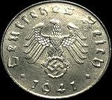 Authentic Germany Third Reich 10 Pfennig Coin World War II