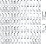 Kadiby 100 Pack 194 light bulb,168 W5W 1/4 Wedge Base 12V 5W Clear for Cars Landscape RV Camper T10 2825 Car Signal,Replacement for 147 152 158 159 161 184 192 193 259 280 285 447 464 501