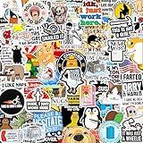265pcs Funny Adults (Dirty) Meme Sticker Pack, Internet Culture Vinyl Decals, Humorous Mixed Collection