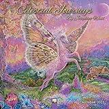 Celestial Journeys by Josephine Wall Wall Calendar 2025 (Art Calendar)