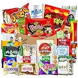 Korean Snack Box 38 Count - Variety of Individually Wrapped Korean Snacks with Chips, Sweets and Tteokbokki for Kids, Children, College Students and Adults. Gift Box for K-Food Lovers - Journey of Korea