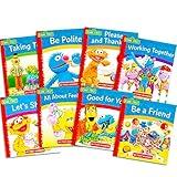 Sesame Street Elmo Manners Books for Kids Toddlers - Set of 8 Manners Books