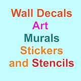 Wall Decals, Art, Murals, Stickers and Stencils