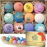 LifeAround2Angels Bath Bombs Gift Set 12 USA made Fizzies, Shea & Coco Butter Dry Skin Moisturize, Perfect for Bubble Spa Bath. Handmade Birthday Mothers day Gifts idea For Her/Him, wife, girlfriend