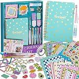 DIY Journal Kit for Girls, Scrapbook & Diary Supplies Set, Birthday Gifts for Teen Girls Craft Sets - Unleash Creativity Journaling Art Crafts Kit - Ideal Gifts for 8 9 10 11 12 13 14 Year Old Girl