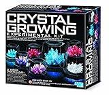 4M 7 Crystal Growing Science Experimental Kit with Display Cases - Easy DIY STEM Toy Lab Experiment Specimens, Educational Gift for Kids, Teens, Boys & Girls