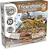 Science4you - Triceratops Fossil Digging Kit for Kids - Excavate and Assemble 10 Dinosaur Fossiles, Dinosaur Toys for Boys and Girls Age 6+, Dino Games, Dinosaur Gifts for 6+ Year Old Boys and Girls