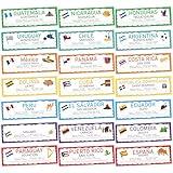 WATINC Spanish Language Country Posters - 21pcs Spanish Learning Materials Teacher Supplies Classroom Decorations, Flags of The World Latin American Country Poster for School Teaching Students Study